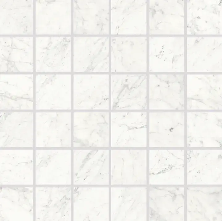 Marmi Carrara naturale hexagon Mosaik - Granitkeramik 1