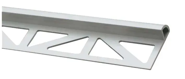 Produktbild av Kakellist kvartsrund plast silvergrå 6mm 2,5m