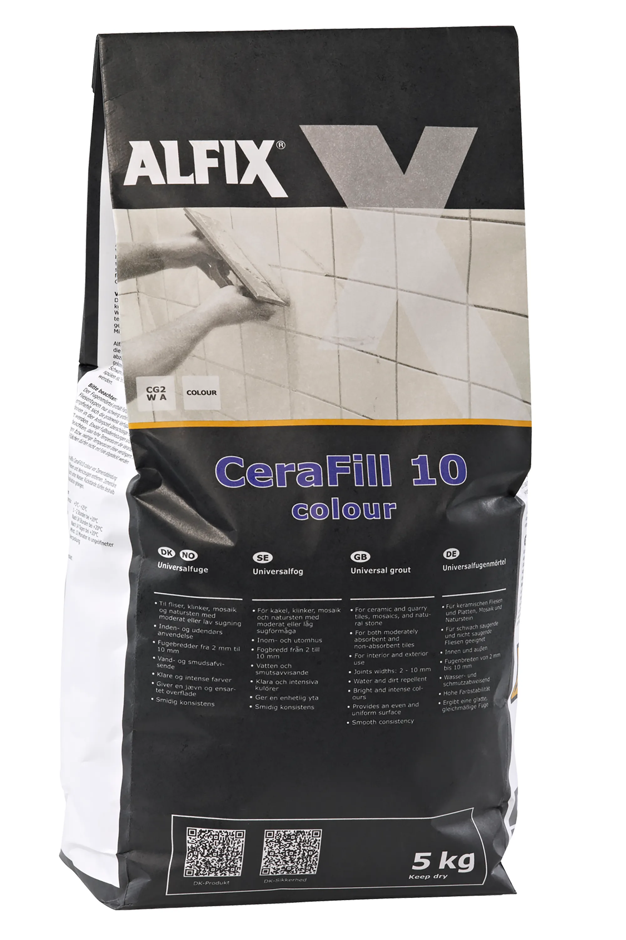 Produktbild av Universalfog Colour stålgrå 5 kg