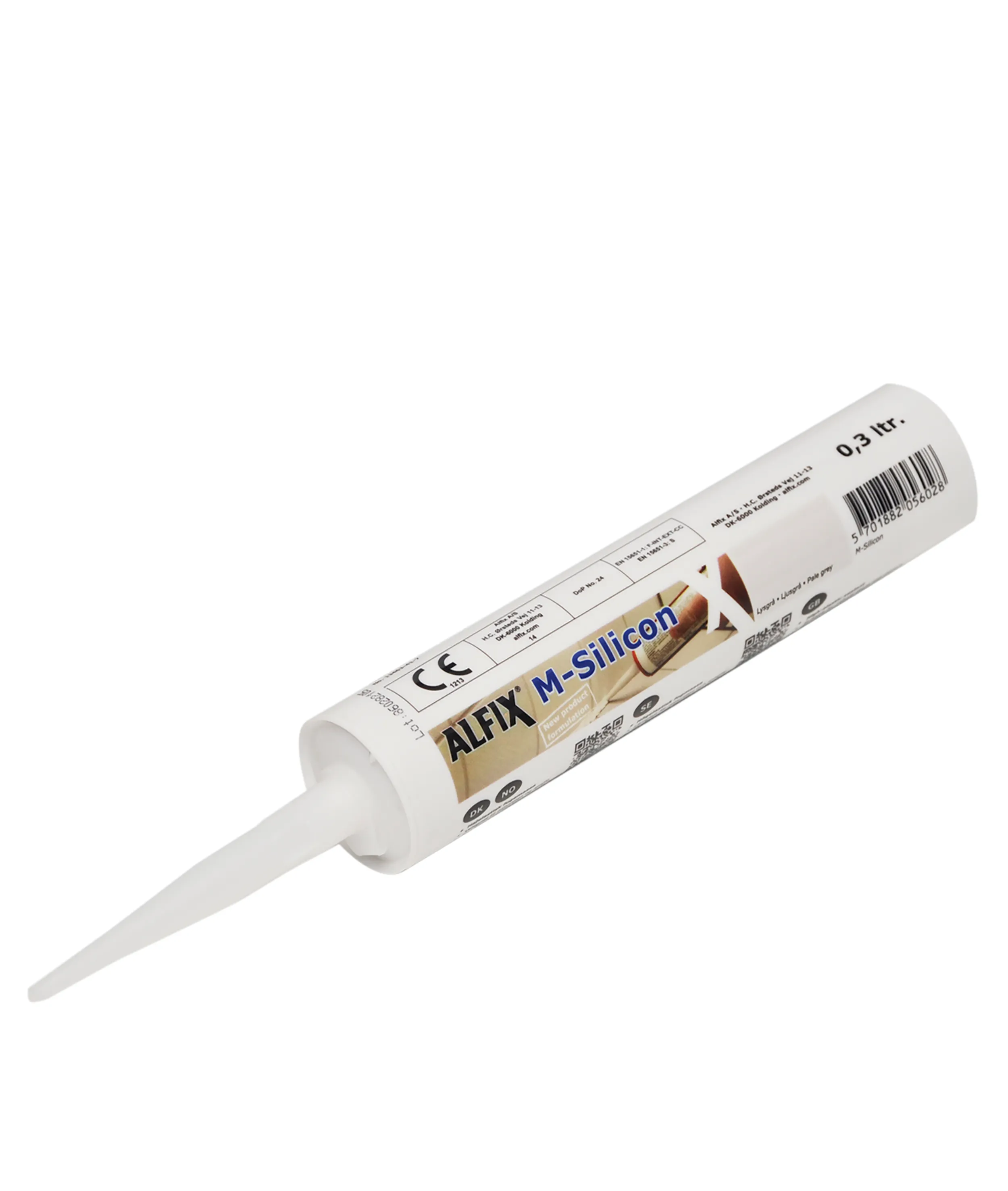 Produktbild av Silikon-A koksgrå 0,3 liter