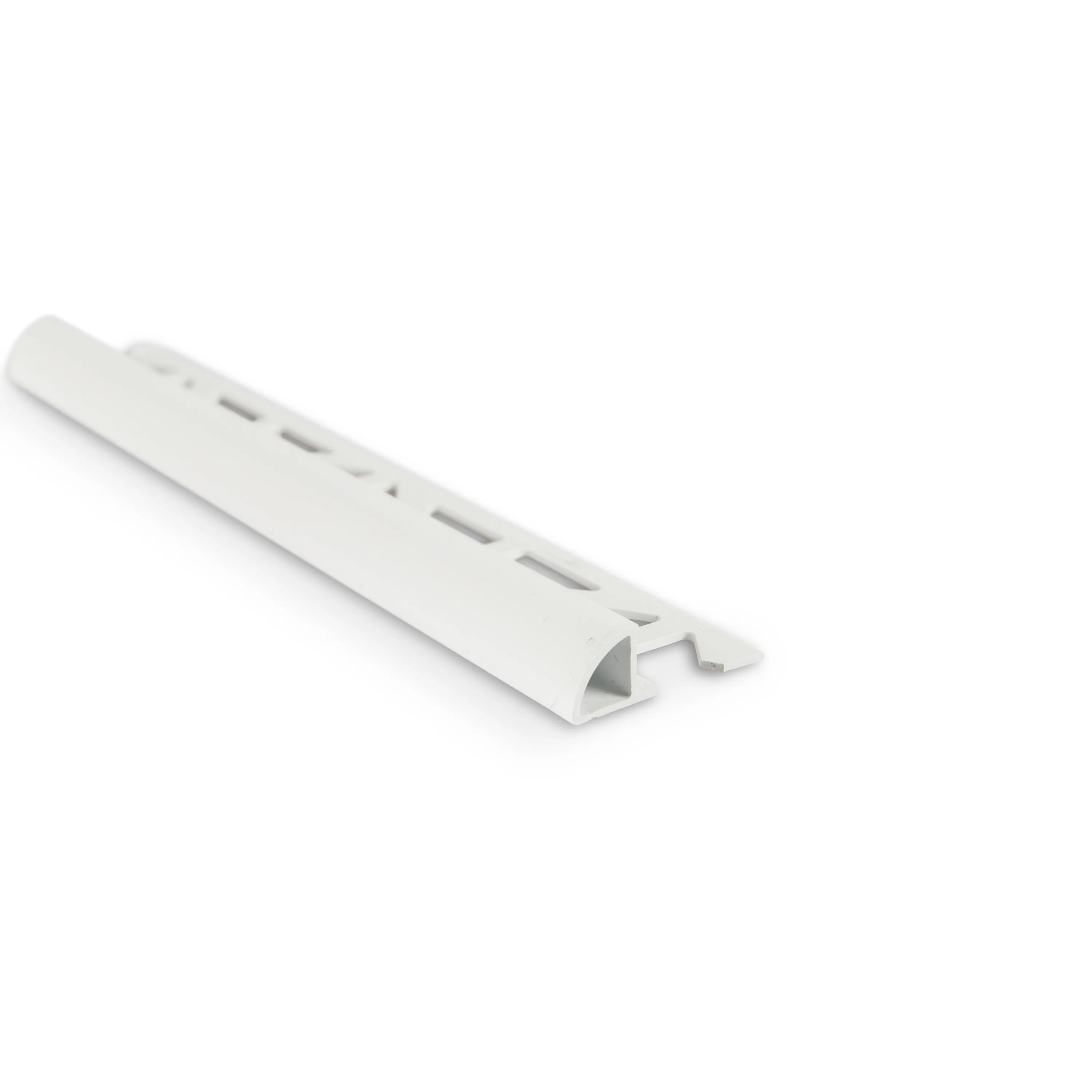 Produktbild av Kakellist Kvartsrund, Plast Vit 10 mm 2,5m