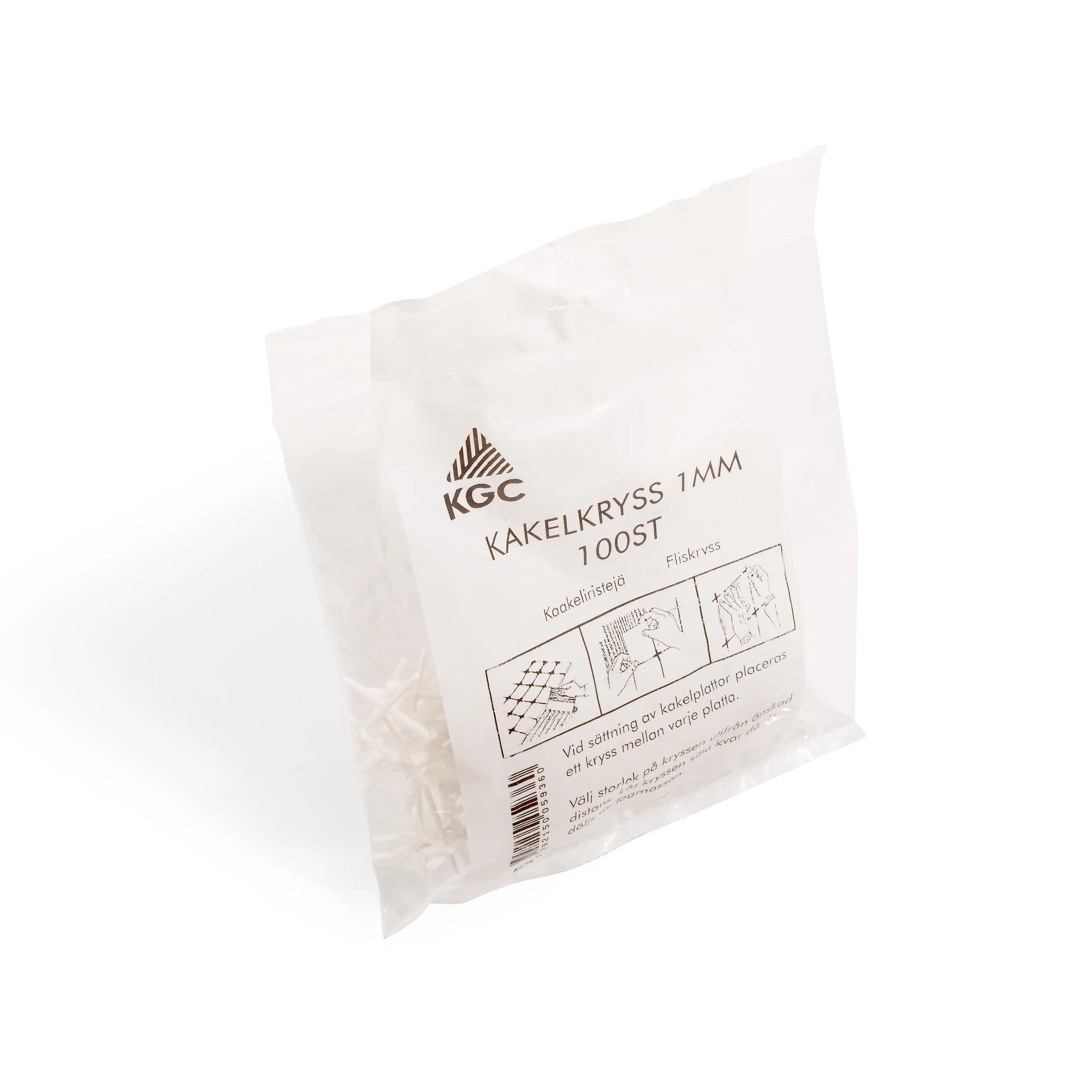 Produktbild av Kakelkryss 1 mm, 100 st