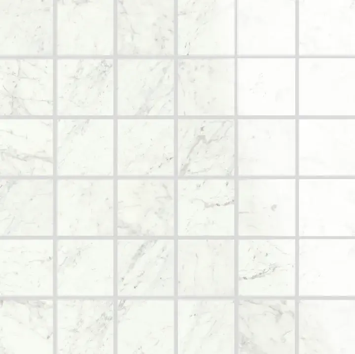 Marmi Carrara levigato hexagon Mosaik - Granitkeramik 1