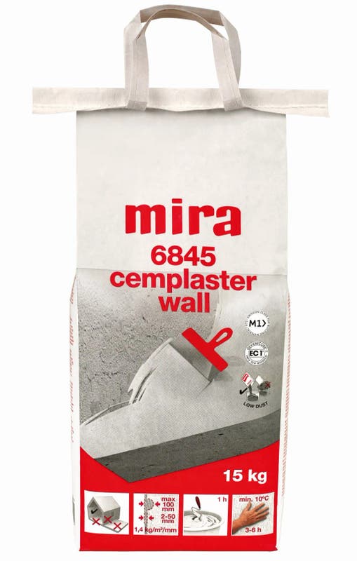Produktbild av Mira 6845 Cemplaster wall 15kg