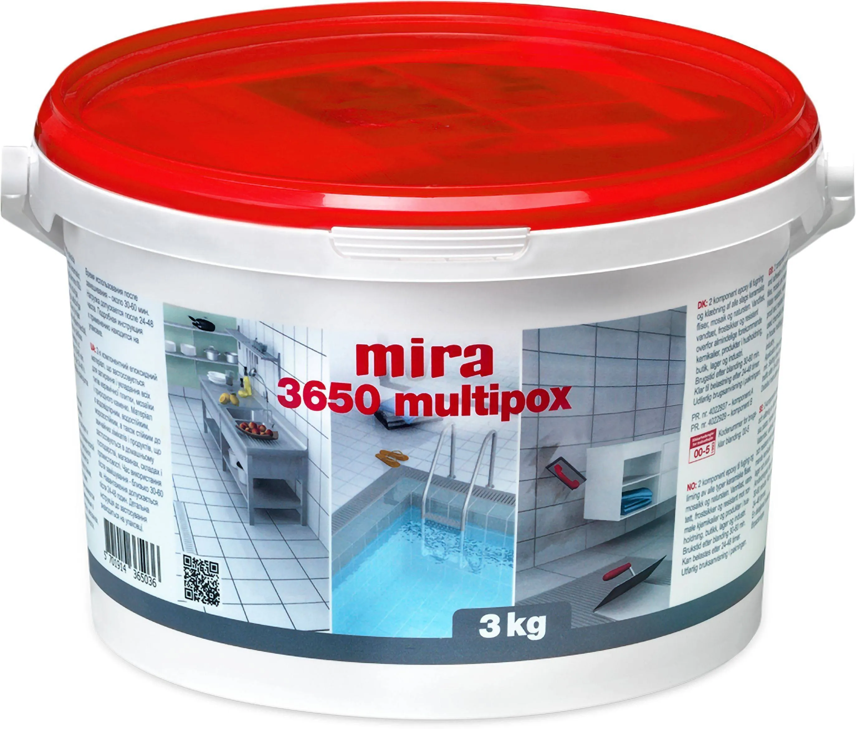Produktbild av Mira 3650 multipox stålgrå 3kg