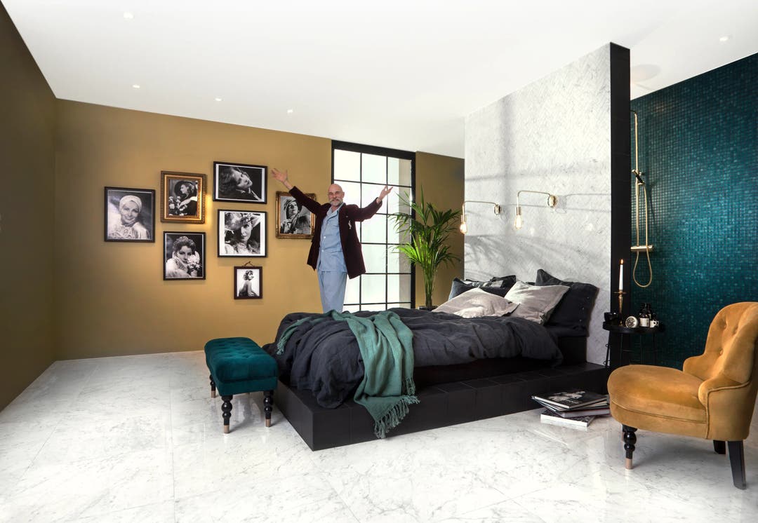 Marmi Carrara levigato hexagon Fiskben - Granitkeramik 7