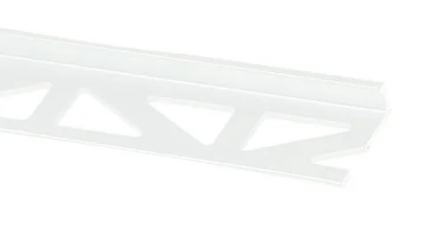 Produktbild av Kakellist rak alu vit 8 mm 3m