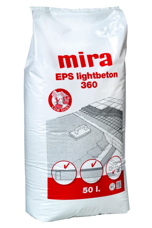 Produktbild av Mira eps 360 lättbetong 18kg (50lit)