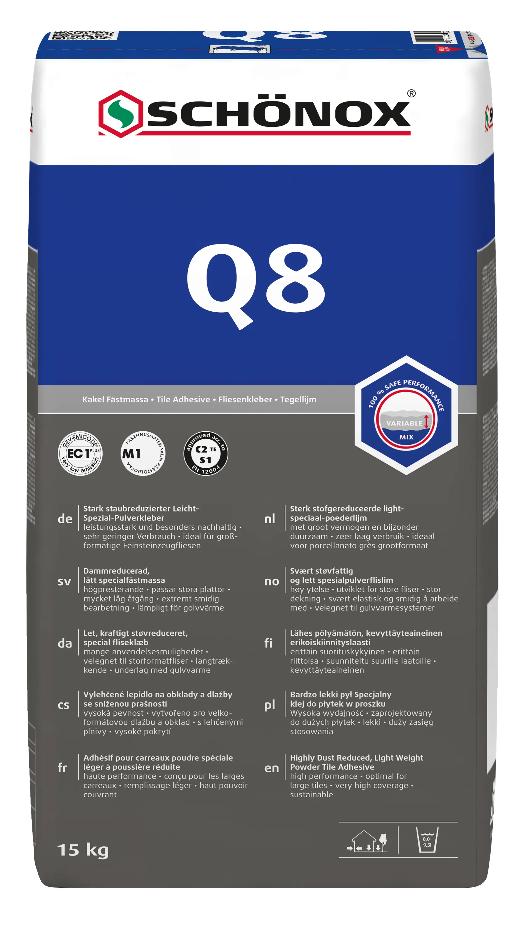 Produktbild av Schönox q8 15 kg  491612